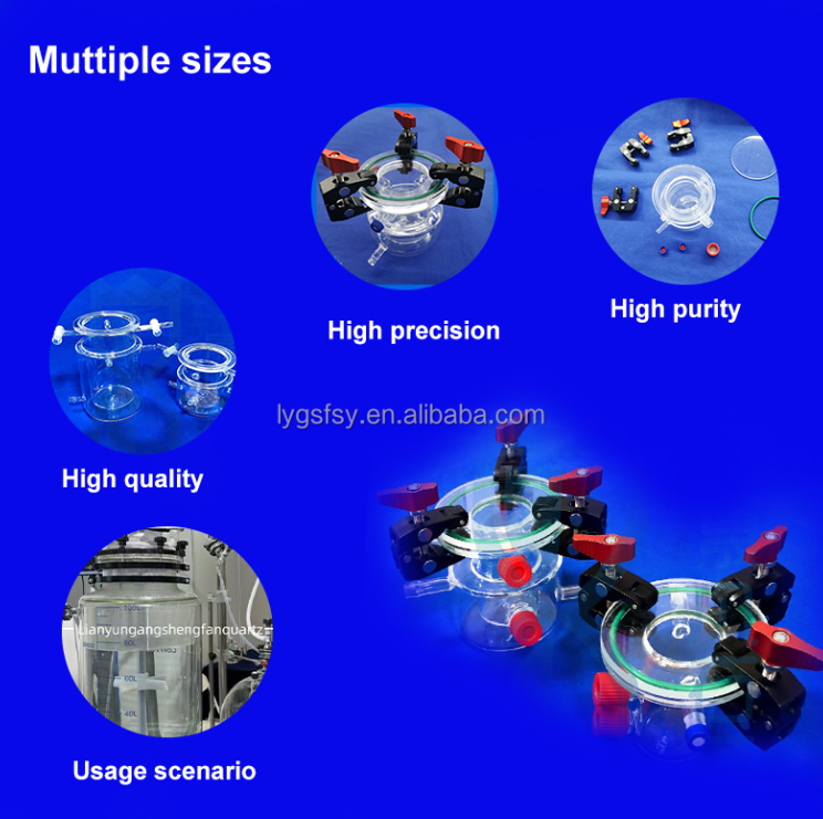 ultimo caso aziendale circa JGS2 Quartz Photocatalytic Reactor for Lab & Industrial Photochemistry Applications-sara