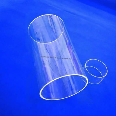 qualità  Clear Quartz Tube for Semiconductor and Optical Applications Fabbrica