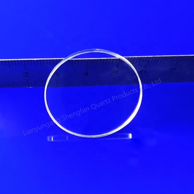 Placca di silice fusa per wafer di quarzo UV trasparente Placca di vetro di quarzo trasparente all'ingrosso