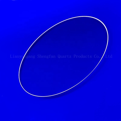 Placca di silice fusa per wafer di quarzo UV trasparente Placca di vetro di quarzo trasparente all'ingrosso