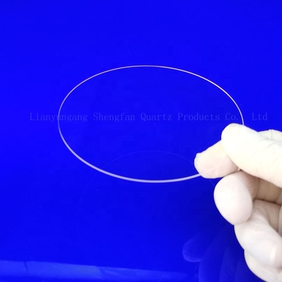 Placca di silice fusa per wafer di quarzo UV trasparente Placca di vetro di quarzo trasparente all'ingrosso