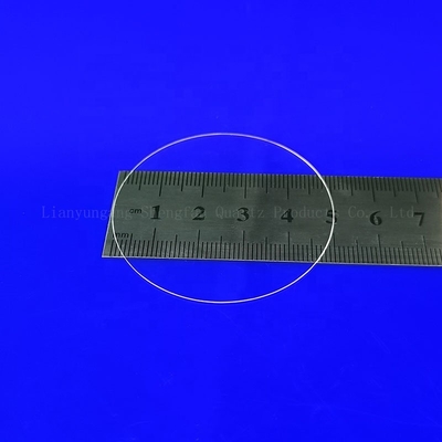 Placca di silice fusa per wafer di quarzo UV trasparente Placca di vetro di quarzo trasparente all'ingrosso
