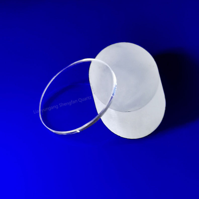 Placca di silice fusa per wafer di quarzo UV trasparente Placca di vetro di quarzo trasparente all'ingrosso