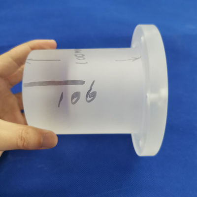 Flangia per tubo di vetro al quarzo riscaldante Sio2 2.2g/Cm3 Morse ad alta purezza 6.5