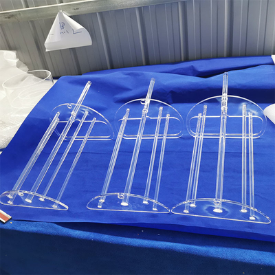 L'elevata purezza ha fuso il trasportatore di vetro del wafer del crogiolo di quarzo 100MM per la fornace su misura