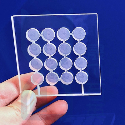 Vetro di quarzo ottico uv Crystal Plate Transparent Thin 100mm