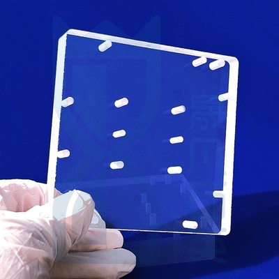 Vetro di quarzo ottico uv Crystal Plate Transparent Thin 100mm