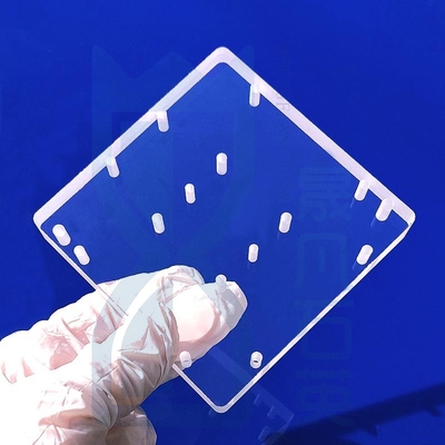 Vetro di quarzo ottico uv Crystal Plate Transparent Thin 100mm