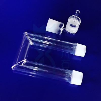 Strumenti in vetro di quarzo resistenti alla corrosione, di laboratorio su misura