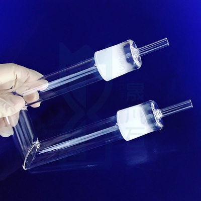 Strumenti in vetro di quarzo resistenti alla corrosione, di laboratorio su misura