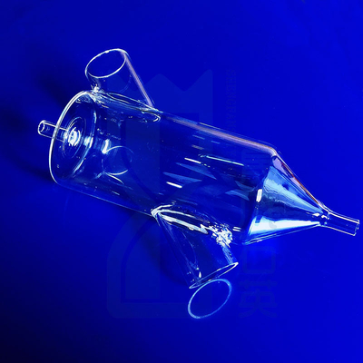 Strumenti in vetro di quarzo resistenti alla corrosione, di laboratorio su misura