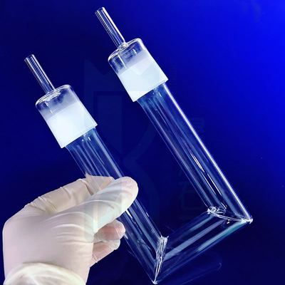 Strumenti in vetro di quarzo resistenti alla corrosione, di laboratorio su misura