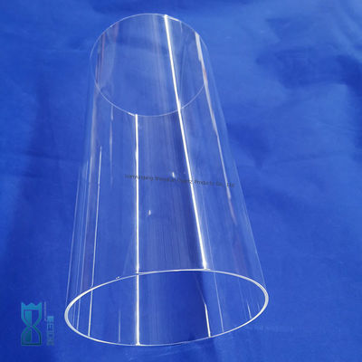 Fabbrica Custom Large Diameter Quartz Glass Tube Alta temperatura e resistenza alla corrosione per applicazioni industriali