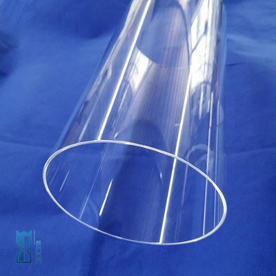 Fabbrica Custom Quartz Glass Pipe Grande diametro