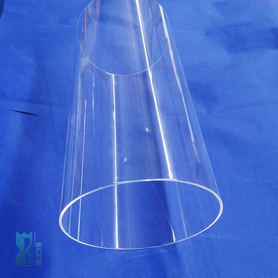 Heat Resistant Quartz Glass Cylinder Fused Silica Transparent Quartz Tubes