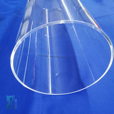 Fabbrica Custom Large Diameter Quartz Glass Tube Alta temperatura e resistenza alla corrosione per applicazioni industriali