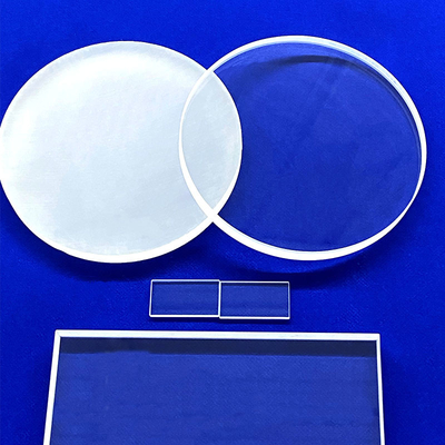 Placca di silice fusa per wafer di quarzo UV trasparente Placca di vetro di quarzo trasparente all'ingrosso