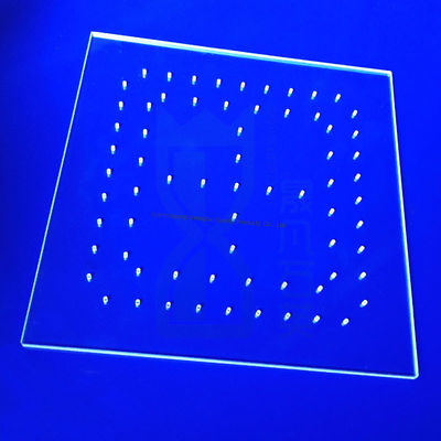 Personalizzare lamiera di vetro di quarzo ad alta temperatura per la macchina di cura