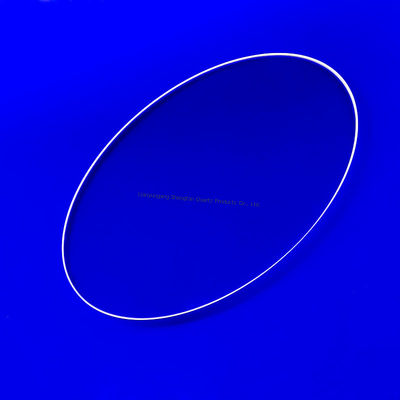 Lastra di vetro al quarzo ad alta temperatura personalizzata per macchina di polimerizzazione con tolleranza di ±0,02 mm e temperatura di esercizio di 1150°C