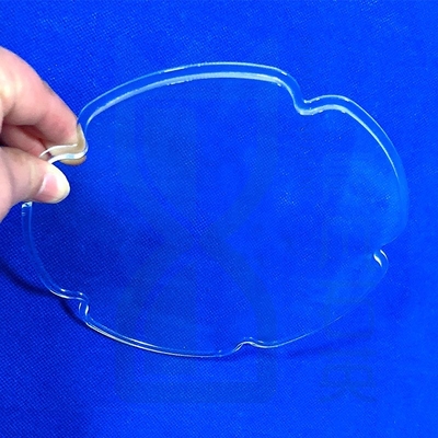 Finestre ottiche di vetro di quarzo di silicio fuso ad alta purezza UV personalizzate per strumenti elettronici
