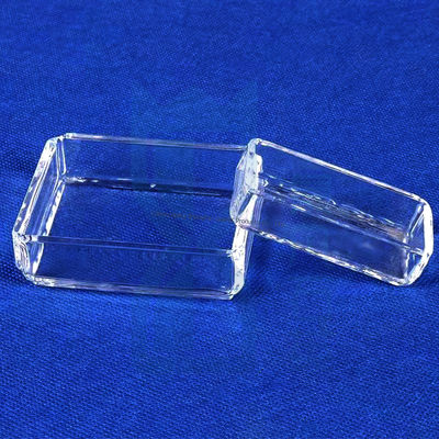 Lastra di vetro al quarzo resistente alla corrosione ad alta trasmittanza con temperatura di lavoro di 1100°C