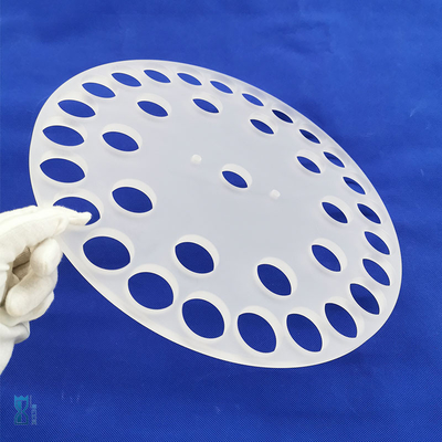 Fabbricazione CNC di lamiere di vetro di quarzo resistenti alla corrosione opache