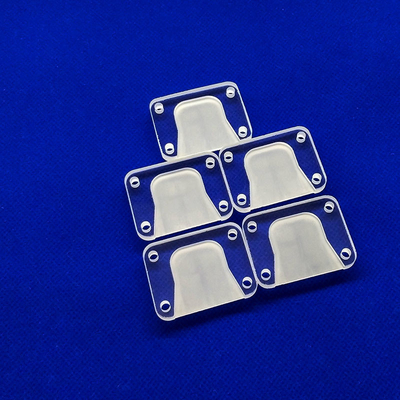Fabbricazione CNC di lamiere di vetro di quarzo resistenti alla corrosione opache
