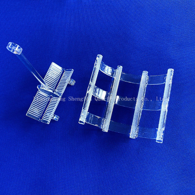 Strumento di quarzo Semiconduttore inserire Wafer di quarzo portante di vetro di quarzo