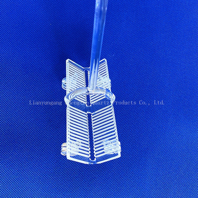 Strumento di quarzo Semiconduttore inserire Wafer di quarzo portante di vetro di quarzo