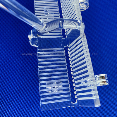 Strumento di quarzo Semiconduttore inserire Wafer di quarzo portante di vetro di quarzo