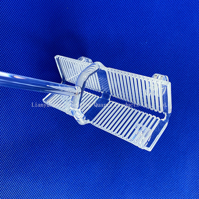 Strumento di quarzo Semiconduttore inserire Wafer di quarzo portante di vetro di quarzo