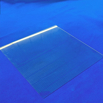 Alta purezza vetro a alta temperatura UV vetro laser perforato piastra di quarzo fuso