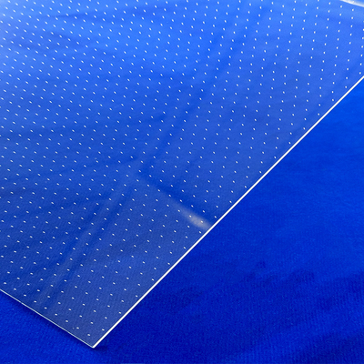 Alta purezza vetro a alta temperatura UV vetro laser perforato piastra di quarzo fuso