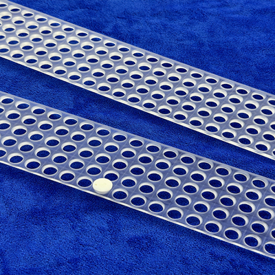 Alta purezza vetro a alta temperatura UV vetro laser perforato piastra di quarzo fuso