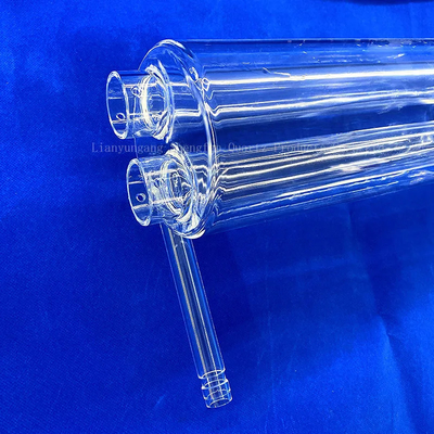 Strumento di laboratorio ad alta temperatura, doppio tubo di quarzo su misura