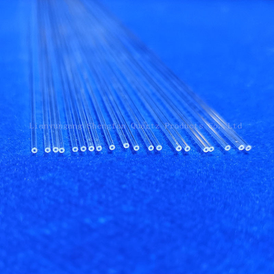 Fabbrica Personalizzata Trasparente Piccolo Diametro Quarzo Capillare Resistente alla Corrosione ad Alte Temperature