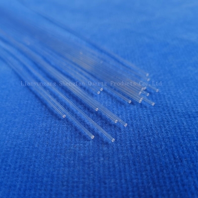 Fabbrica Personalizzata Trasparente Piccolo Diametro Quarzo Capillare Resistente alla Corrosione ad Alte Temperature