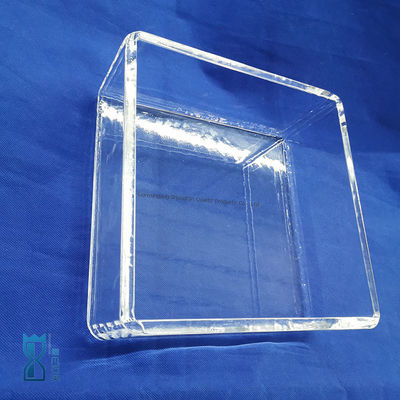 Lastra di quarzo resistente alla corrosione ad alta trasmittanza per uso di laboratorio ad alta temperatura