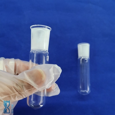 Fabbrica Laboratorio personalizzato Quarzo fondo rotondo tubo di prova piatto resistente alla corrosione alta temperatura