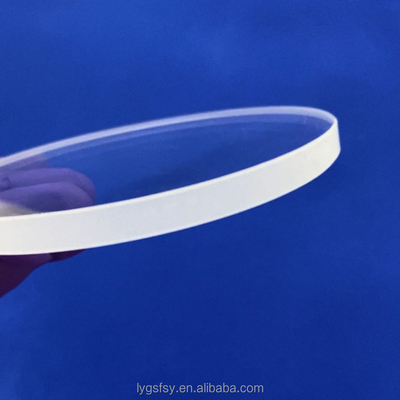 Fogli di vetro in quarzo a fiocco per finestre ottiche UV ultra-sottili su misura