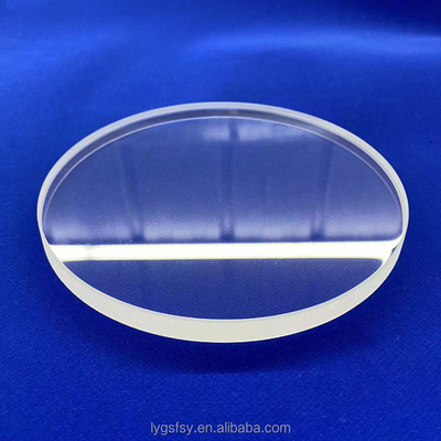 Fogli di vetro in quarzo a fiocco per finestre ottiche UV ultra-sottili su misura