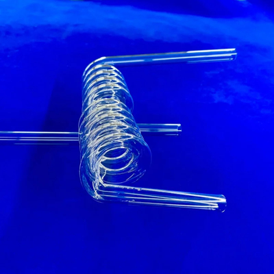 Fabbrica di tubi a spirale di quarzo trasparenti resistenti alle alte temperature
