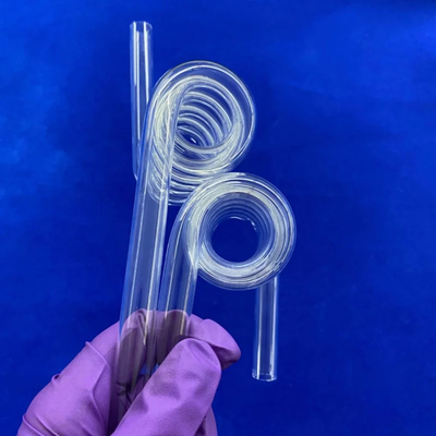 Fabbrica di tubi a spirale di quarzo trasparenti resistenti alle alte temperature