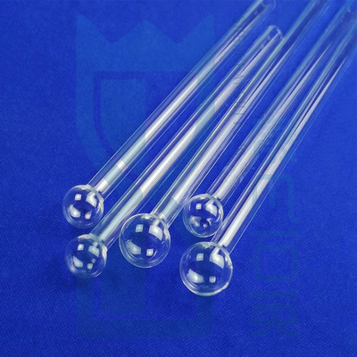 Fabbrica di tubi sferici di quarzo trasparenti resistenti alle alte temperature su misura