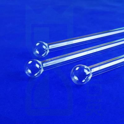 Fabbrica di tubi sferici di quarzo trasparenti resistenti alle alte temperature su misura