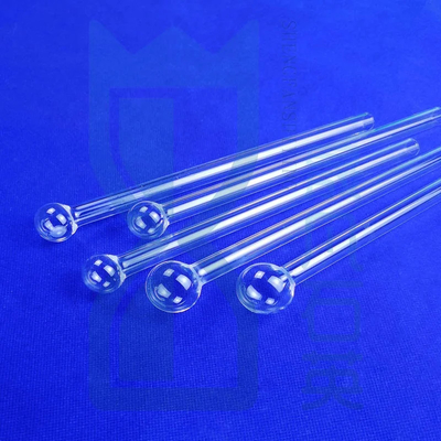 Fabbrica di tubi sferici di quarzo trasparenti resistenti alle alte temperature su misura
