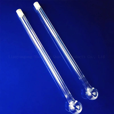 Fabbrica di tubi sferici di quarzo trasparenti resistenti alle alte temperature su misura