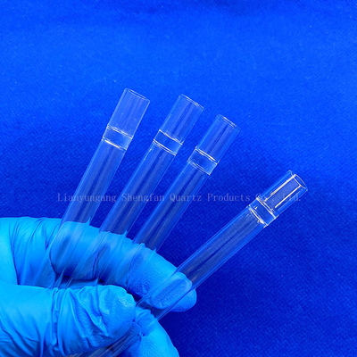 Produttore cinese laboratorio su misura tubo di vetro di quarzo resistente alle alte temperature