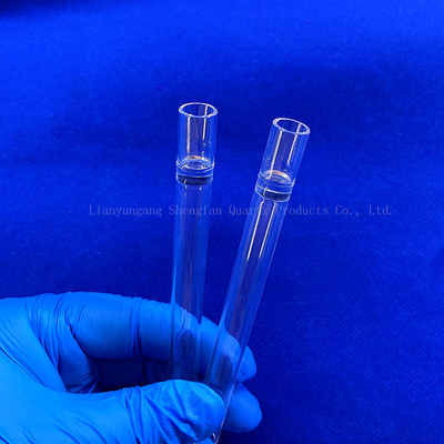 Produttore cinese laboratorio su misura tubo di vetro di quarzo resistente alle alte temperature