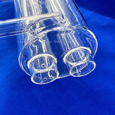 tubo di quarzo di grande diametro resistente alle alte temperature